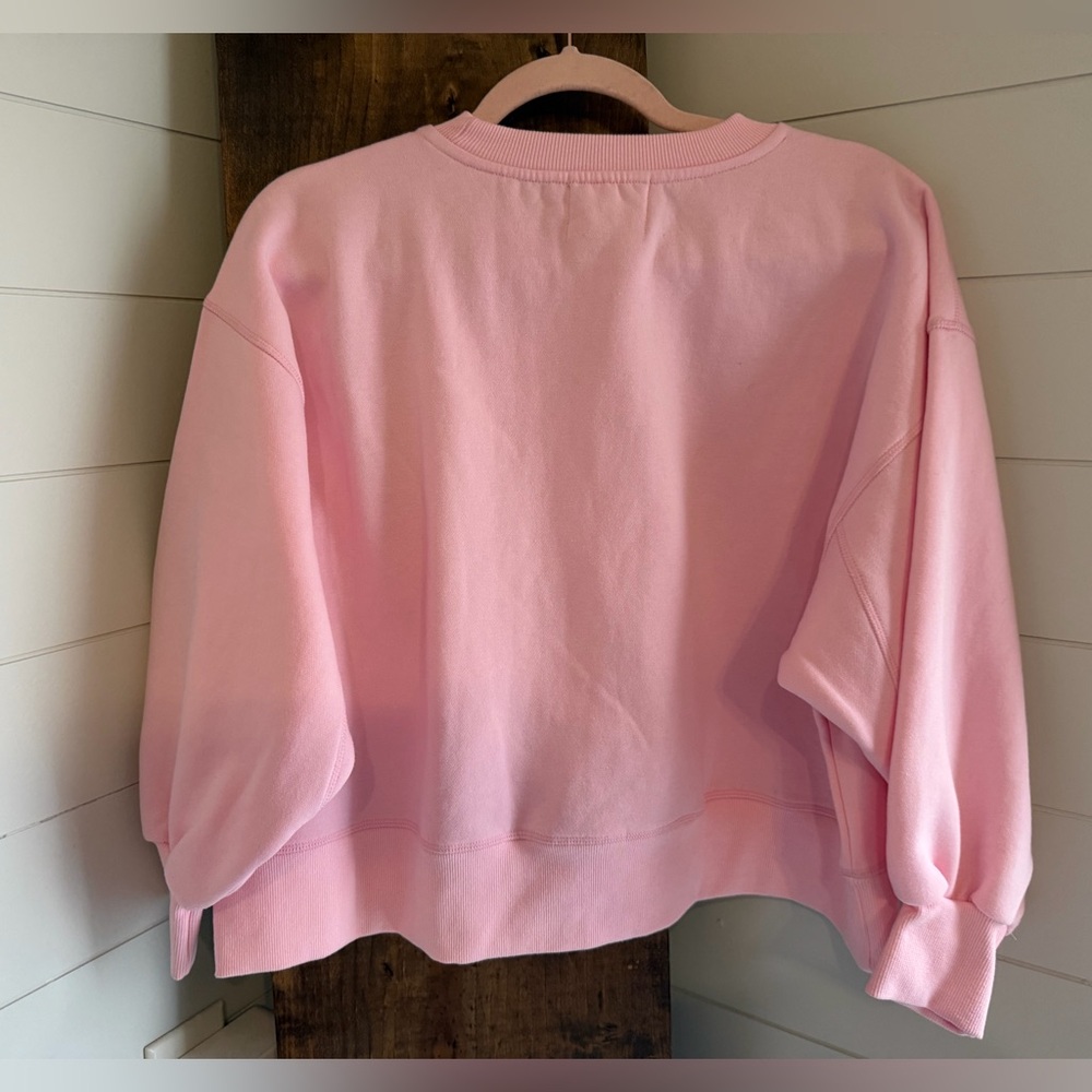 Judith March Light Pink Crew Neck Sweater - Picture 3 of 3